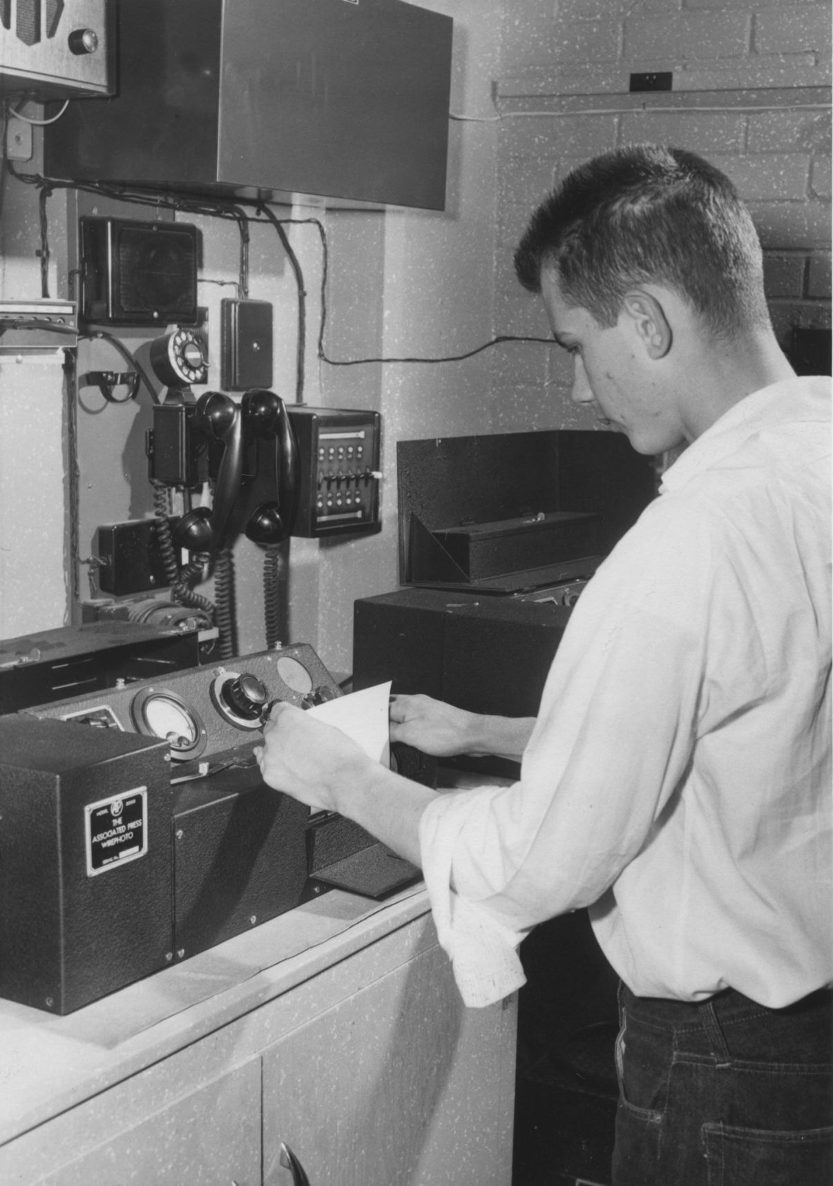 Tucson Citizen newsroom, 1954